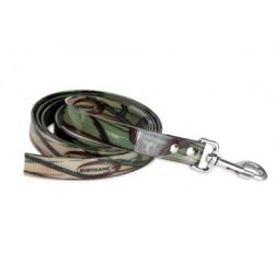 Firedog BioThane póráz 25 mm 1 m fogó nélkül camo olive