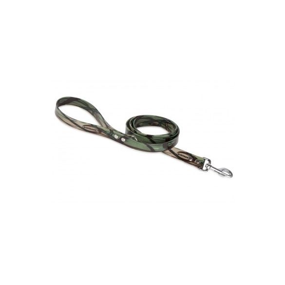 Firedog BioThane póráz 25 mm 3 m fogóval & D-ring camo olive