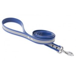   Firedog BioThane póráz Fényvisszaverő 25 mm 1,2 m fogóval blue