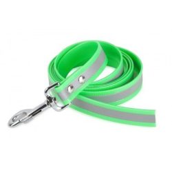   Firedog BioThane póráz Fényvisszaverő 25 mm 2 m fogó nélkül light green