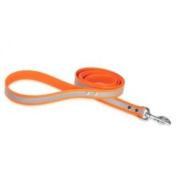   Firedog BioThane póráz Fényvisszaverő 25 mm 2 m fogóval orange