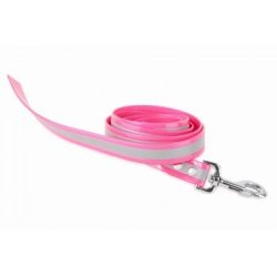   Firedog BioThane póráz Fényvisszaverő 25 mm 2 m fogó nélkül pink