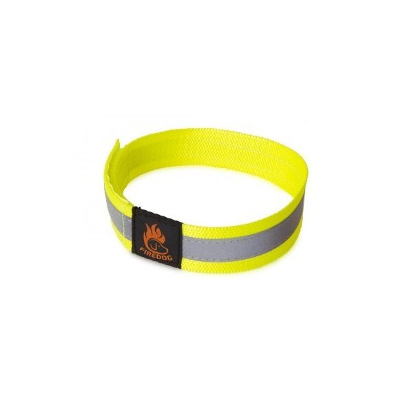 Firedog Fényvisszaverő nyakörv tépőzárral 30 mm 40 cm neon yellow