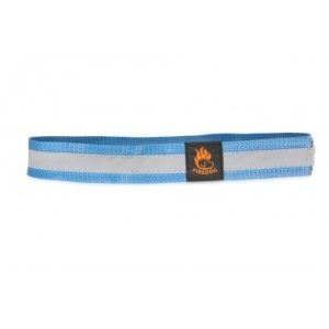 Firedog Fényvisszaverő nyakörv tépőzárral 30 mm 50 cm light blue