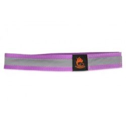   Firedog Fényvisszaverő nyakörv tépőzárral 30 mm 55 cm lilac