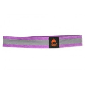 Firedog Fényvisszaverő nyakörv tépőzárral 30 mm 60 cm lilac