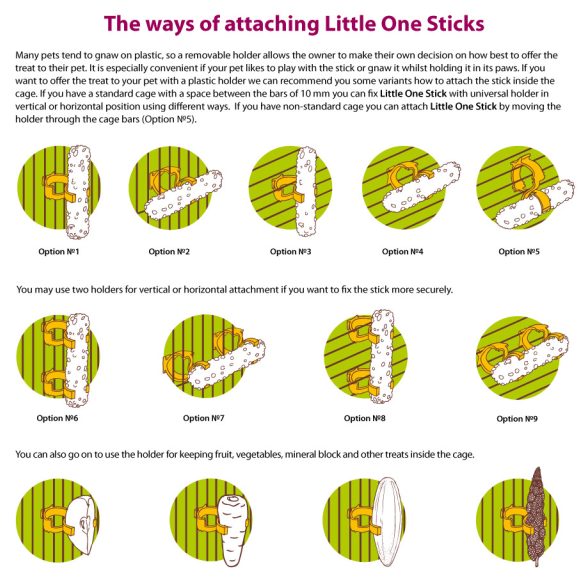 Little One Dupla Rúd Gyümölcsökkel 2X60 G