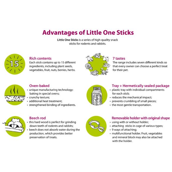 Little One Dupla Rúd Gyógynövényekkel és Virágokkal 2Х55 G