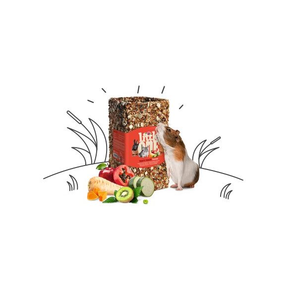 Little One Nagy alagút jutalomfalat nyulaknak, deguknak, tegnerimalacoknak, csincsilláknak