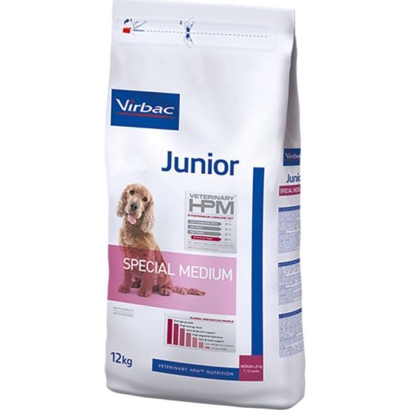 Virbac Junior Dog Special Medium 12 kg 