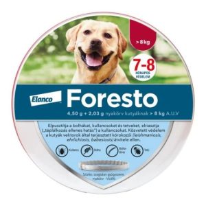 Foresto nagy 70 cm-es nyakörv (8 kg felett)