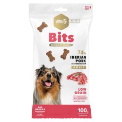   Amity Hypoallergen Bits Iberian Pork-Serrano Ham Jutalomfalat 100 g