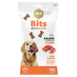   Amity Hypoallergen Bits Salmon-Serrano Ham Jutalomfalat 100 g