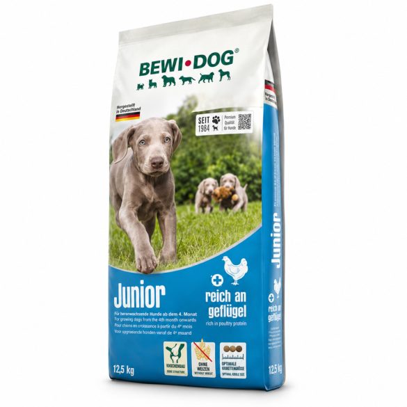 Bewi-Dog Junior - szárnyasban gazdag  12,5 kg