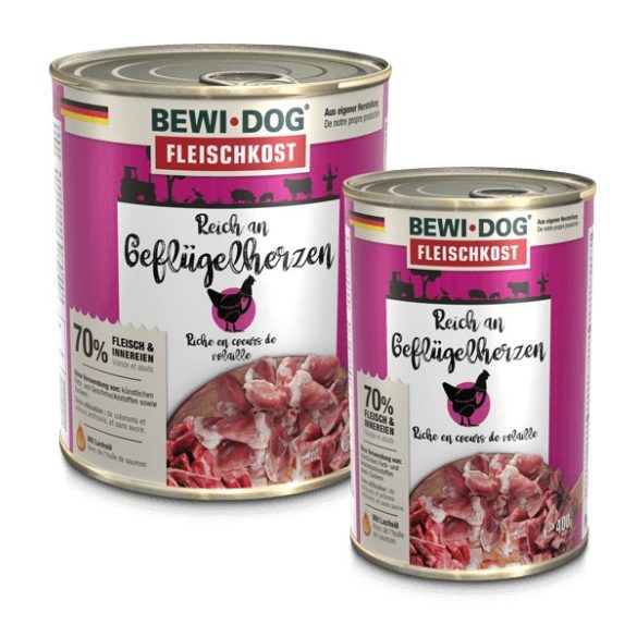 Bewi-Dog Színhús baromfiszívben gazdag 400 g 