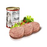 JACKY MACSKA KONZERV PÁSTÉTOM MARHÁVAL ÉS MÁJJAL 400 G