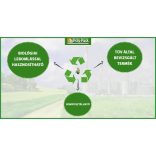 Poly-Pack Kukoricakeményítő alapú szemeteszsák PLA 120 L