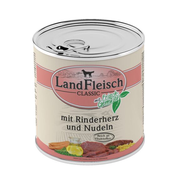 LandFleisch Classic - Marhaszív és tészta 800 g