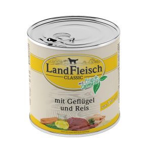 LandFleisch Classic - Szárnyas és Rizs (csak 3% zsír) 800 g