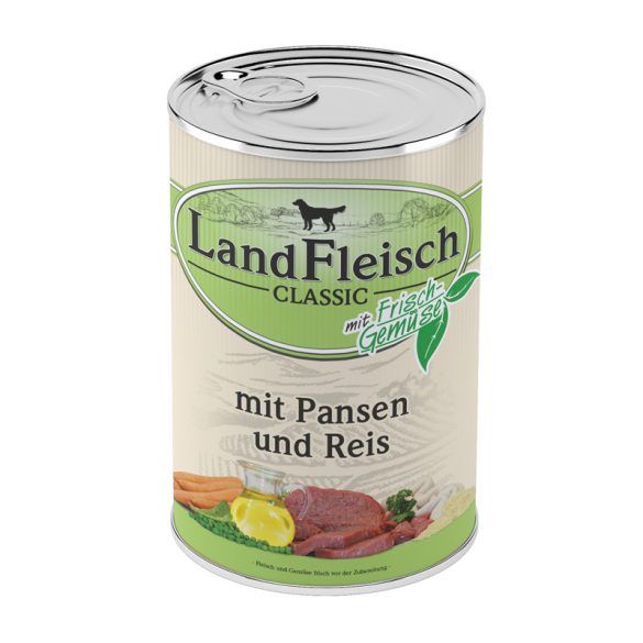 LandFleisch Classic - Pacal és Rizs 400 g