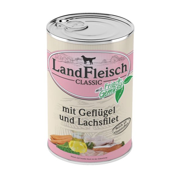 LandFleisch Classic - Szárnyas és Lazacfilé 400 g