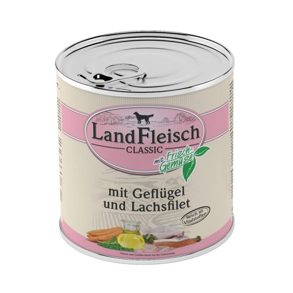 LandFleisch Classic - Szárnyas és Lazacfilé 800 g