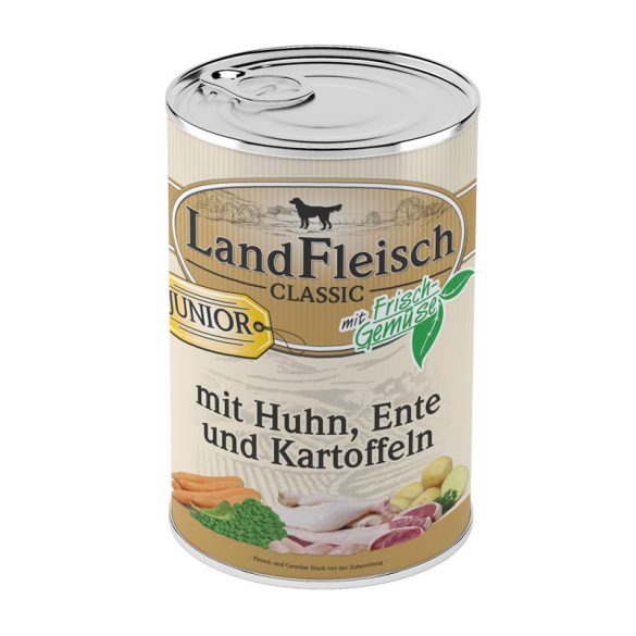 LandFleisch Junior - Csirke és Kacsa Burgonyával 400 g