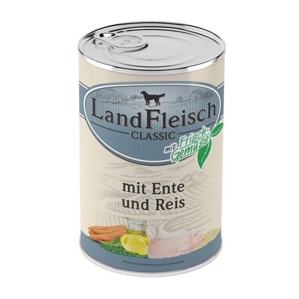 LandFleisch Classic - Kacsa és Rizs 400g