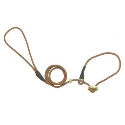   Firedog Moxon retriever póráz Classic 6 mm 150 cm light brown dupla agancs stoppal