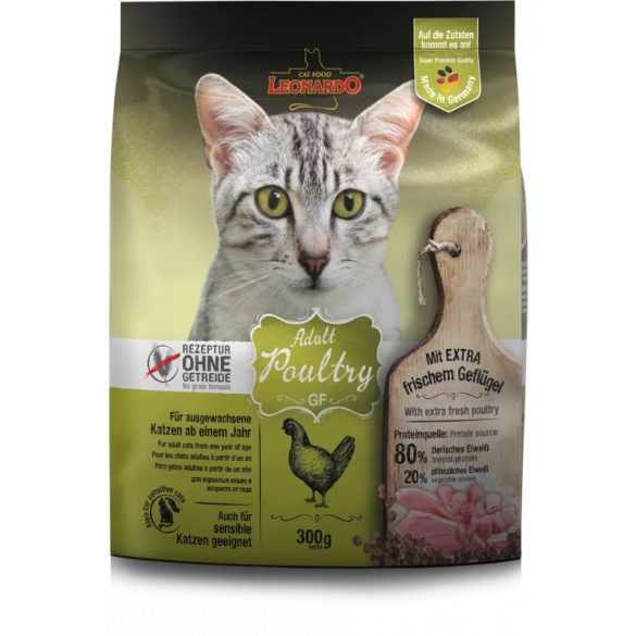 Leonardo Adult GF Baromfiban gazdag 0,3 kg