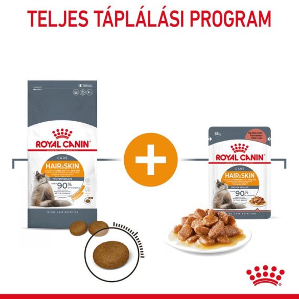 Royal Canin Cat Hair & Skin Care szószban 85 g
