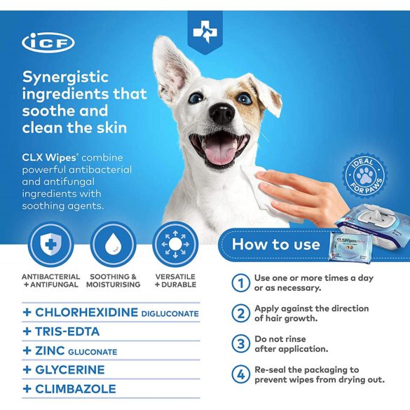 CLX Nedves törlőkendő 40db