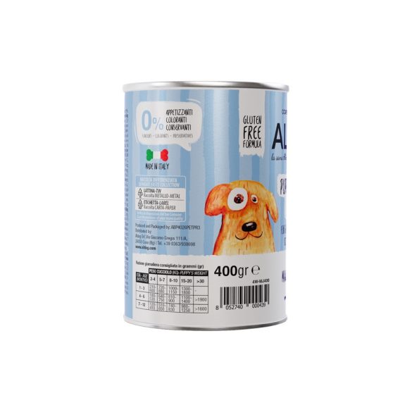 ALDOG® PUPPY-JUNIOR PORK MONOPROTEINES KÖLYÖKKUTYA PÁSTÉTOM 400 g