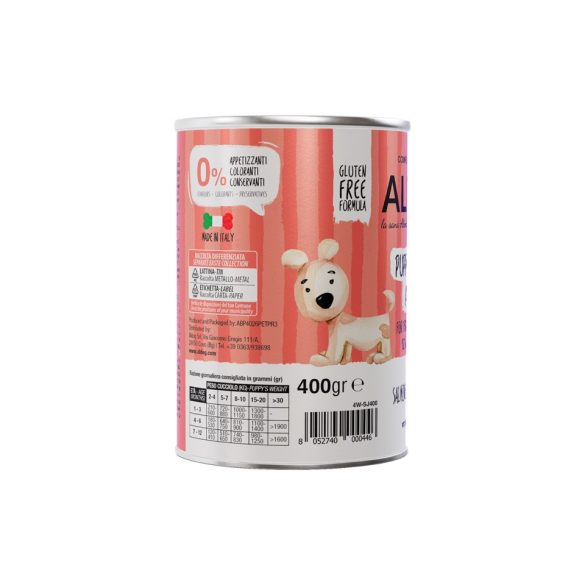 ALDOG® PUPPY-JUNIOR ARTICA LAZACOS MONOPROTEINES KÖLYÖK KUTYA PÁSTÉTOM 400 g