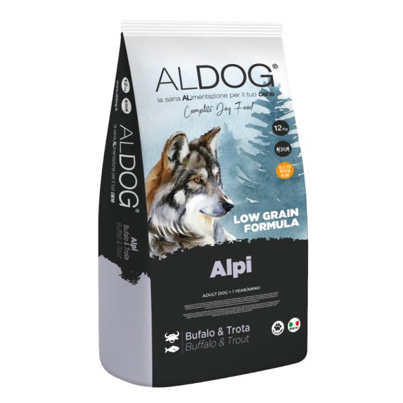 ALDOG ALPI LOW GRAIN KUTYATÁP MEDIUM 12 kg