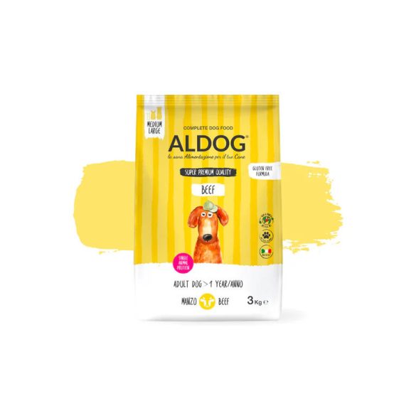 ALDOG BEEF HIPOALLERGÉN KUTYATÁP MEDIUM 12 kg