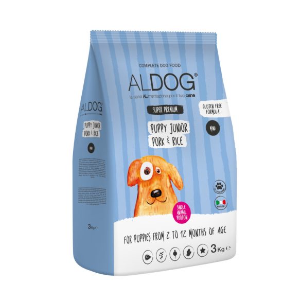 ALDOG PUPPY-JUNIOR PORK HIPOALLERGÉN KUTYATÁP MINI 2 kg