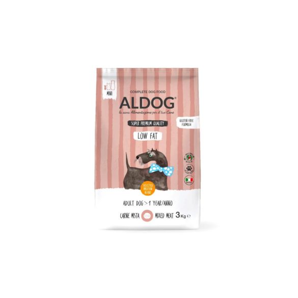 ALDOG LOW FAT KUTYATÁP MINI 3 kg