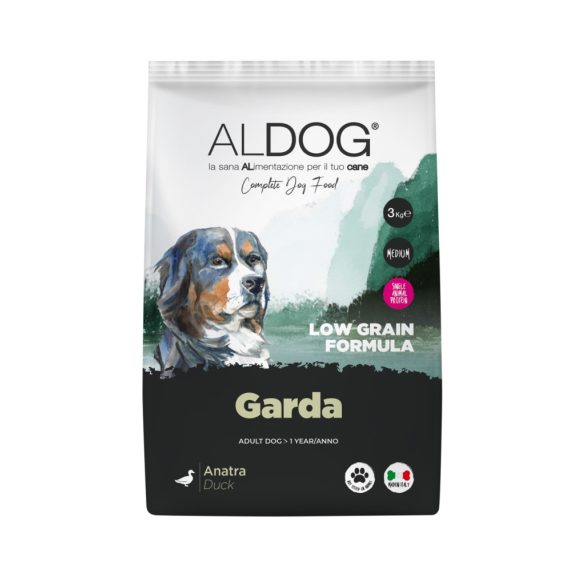 ALDOG GARDA LOW GRAIN KUTYATÁP MEDIUM 3 kg