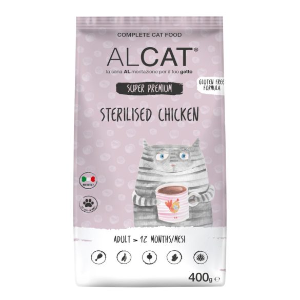 ALCAT Sterilized Chicken Macskatáp 400 g