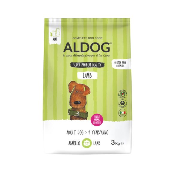 ALDOG LAMB HIPOALLERGÉN KUTYATÁP MEDIUM 3 kg