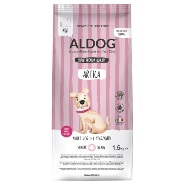 ALDOG ARTICA HIPOALLERGÉN KUTYATÁP MINI 1,5 kg