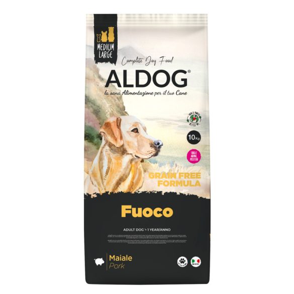 ALDOG FUOCO HIPOALLERGÉN KUTYATÁP MEDIUM 10 kg