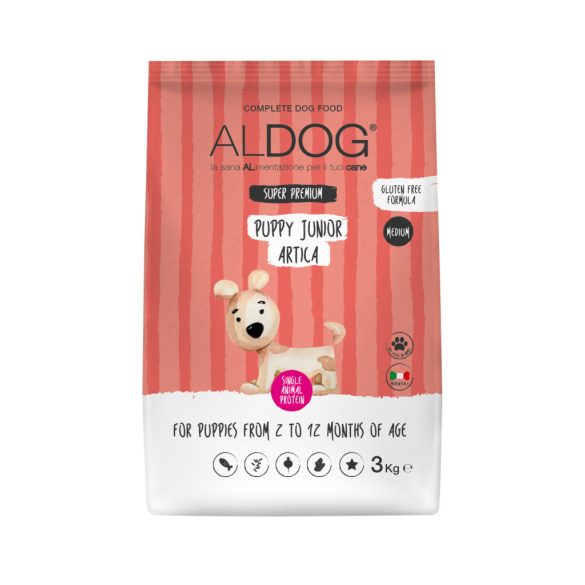 ALDOG PUPPY-JUNIOR ARTICA HIPOALLERGÉN KUTYATÁP MINI 3 kg