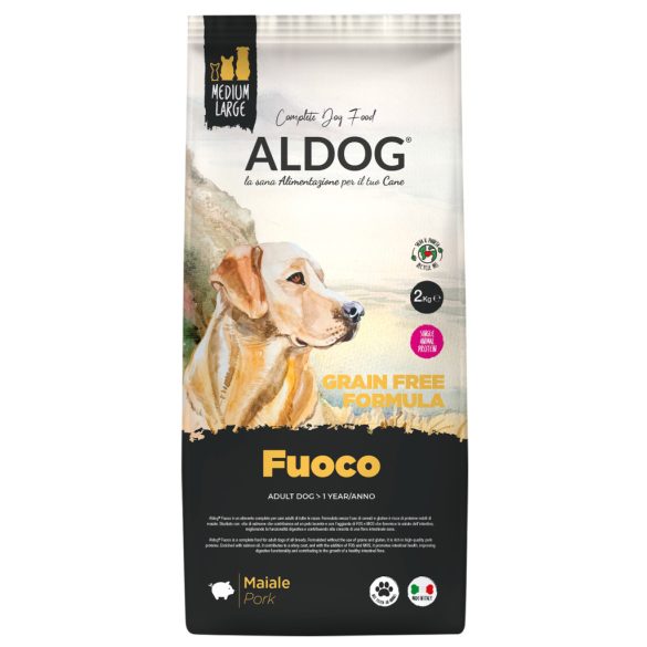 ALDOG FUOCO HIPOALLERGÉN KUTYATÁP MEDIUM 2 kg