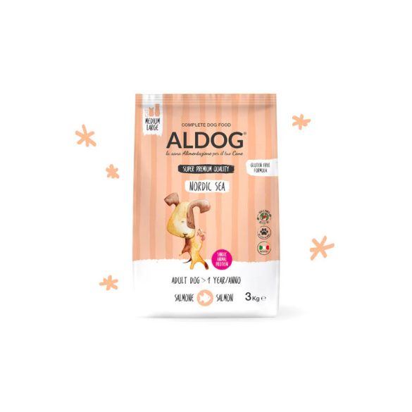 ALDOG NORDIC SEA HIPOALLERGÉN KUTYATÁP MEDIUM 12 kg