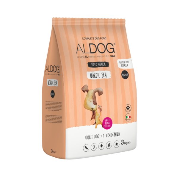 ALDOG NORDIC SEA HIPOALLERGÉN KUTYATÁP MINI 3 kg