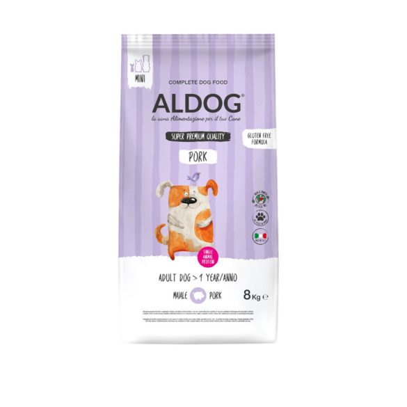 ALDOG PORK HIPOALLERGÉN KUTYATÁP MINI 8 kg