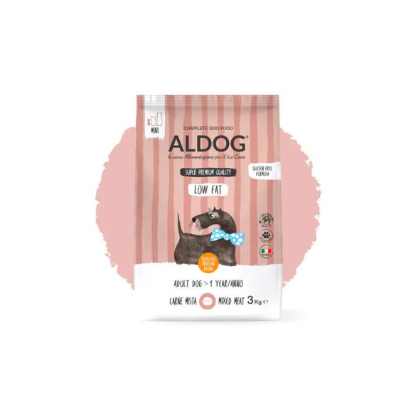 ALDOG LOW FAT KUTYATÁP MEDIUM 12 kg