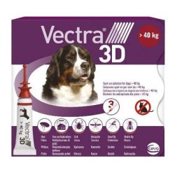 Vectra® 3D rácsepegtető oldat kutyáknak 40-66 kg 3 pip